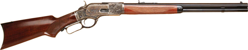 CIMARRON 1873 DELUXE 44-40WIN – 20″ OCT. CC/BLUED PISTOL GRIP