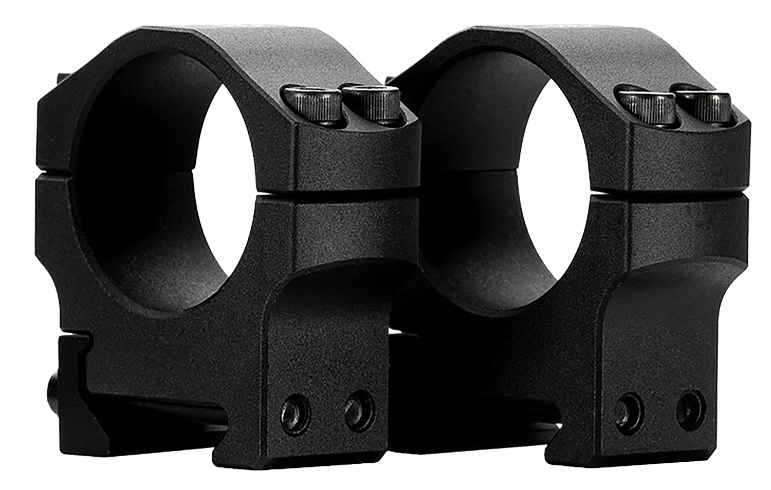 Mdt Sporting Goods Inc 103548BLK Premier Scope Ring Set Black Aluminum 34mm Tube, 1″ Medium
