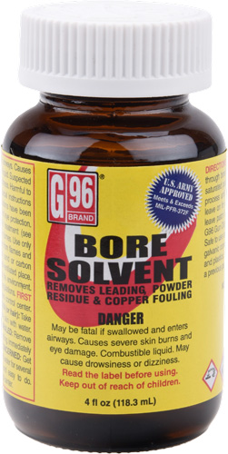 G96 MILITARY GRADE BORE – SOLVENT 4OZ. METAL CAN