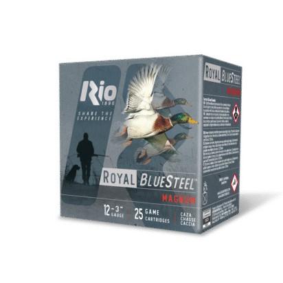 Rio Royal BlueSteel Magnum High Velocity Shotshells  12ga 3″ 1 1/5oz #2 25/ct