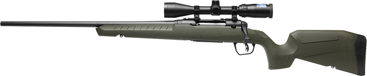 Savage Arms 32183 Axis 2 XP Combo Full Size 22-250 Rem 4+1 22″ Black Sporter Barrel, Black Carbon Steel Receiver Drilled & Tapped, OD Green Fixed Synthetic Stock, Weaver 3-9x40mm Scope, Left Hand