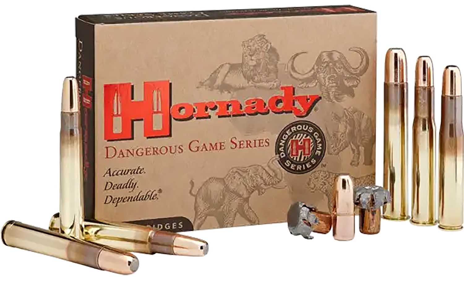 Hornady 82667 Dangerous Game  416Ruger 400gr DGX Bonded 20 Per Box/6 Case
