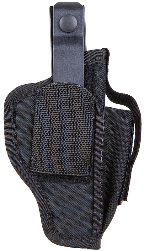 Blackhawk 40AM01BK Multi-Use IWB/OWB Size 01 Black Nylon Belt Clip Fits Medium Autos Fits 3-4″ Barrel Ambidextrous
