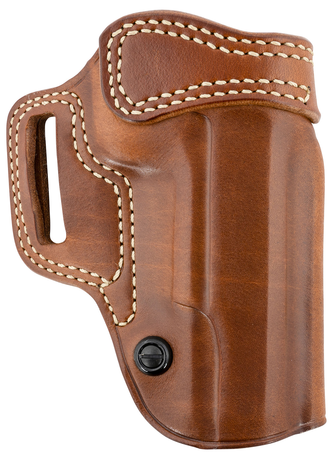Galco AV212R Avenger OWB Tan Leather Belt Slide Fits 1911 5″ w/wo Red Dot Right Hand