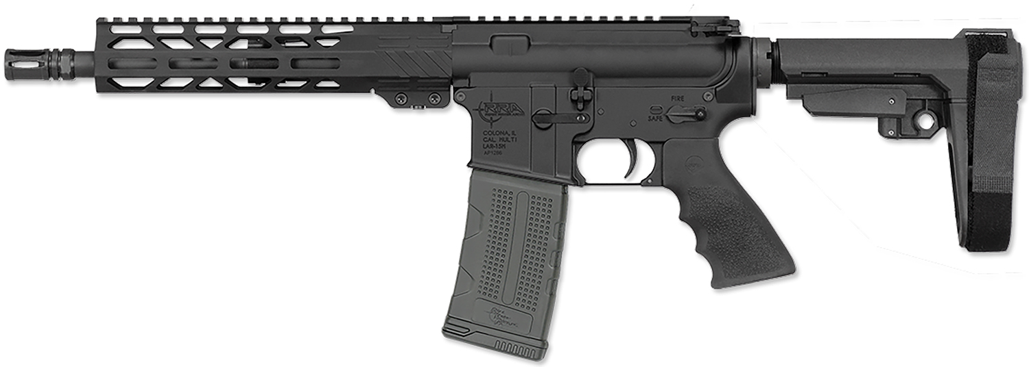 Rock River Arms BLK2142 LAR-15M RRAGE 300 AAC Blackout 30+1 10.50″ Black Threaded Barrel, M-LOK Handguard, Black Aluminum Picatinny Rail Receiver, Black Polymer SB Tactical SBA3 Brace, Black A2 Grip