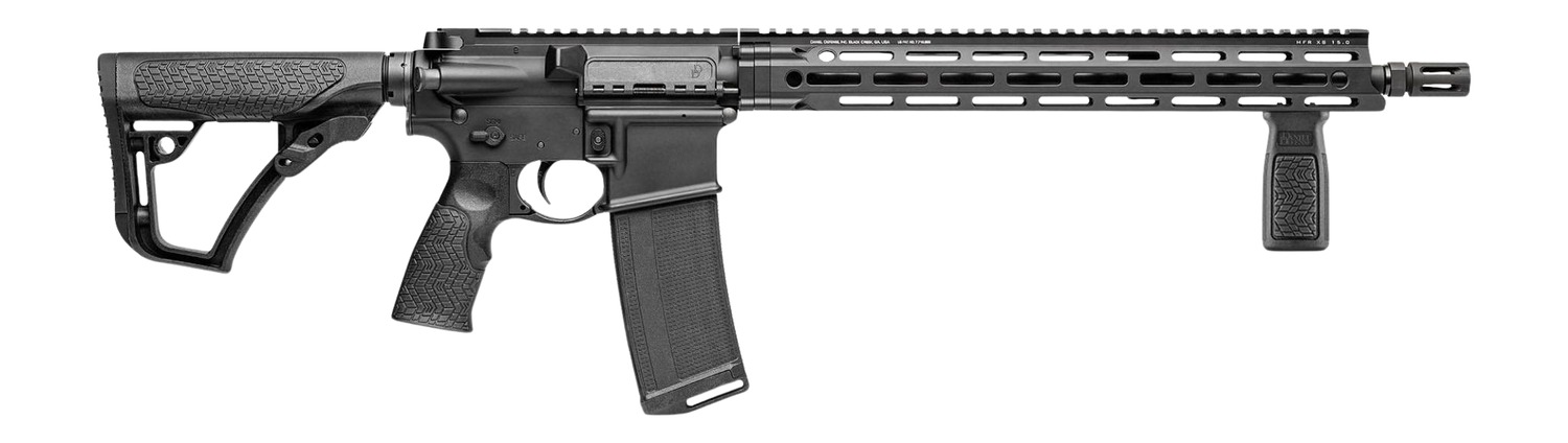 Daniel Defense 0212802081067 DDM4 V7 *CO Compliant 5.56 NATO 16″ Black Anodized Aluminum Receiver w/Picatinny Rail, M-LOK Handguard, Black Polymer Stock
