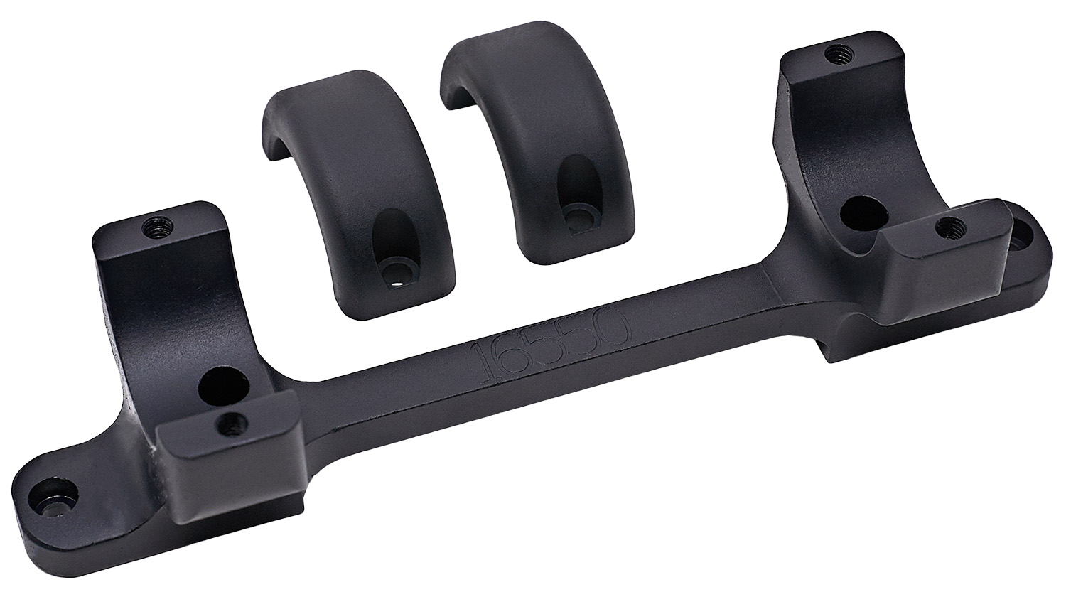 DNZ 16550 Game Reaper-Tikka Scope Mount/Ring Combo Matte Black 1″