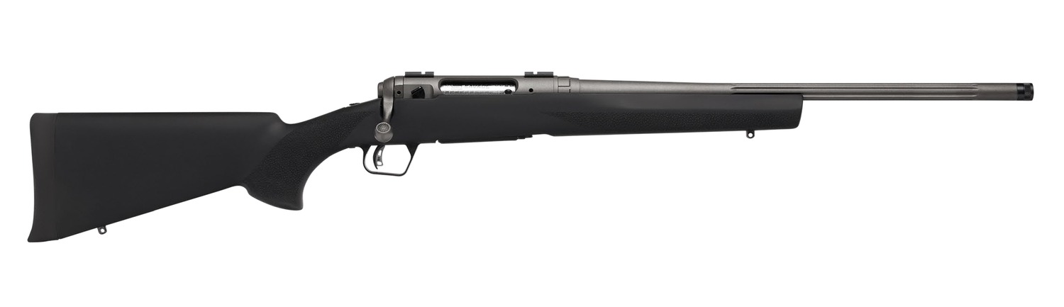 Savage Arms 33021 110 Trail Hunter Lite V2 Full Size 300 Win Mag 3+1 20″ Matte Black Fluted Barrel, Carbon Steel Drilled & Tapped Receiver, Black Hogue OverMolded Synthetic Stock, Right Hand