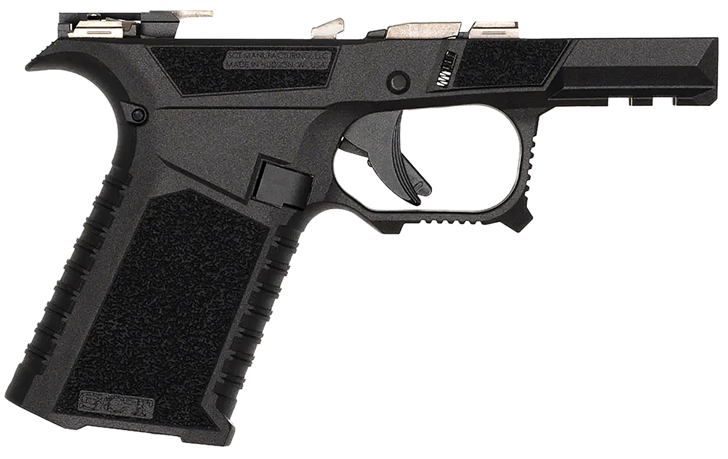 Sct Manufacturing 226020000 SCT SC Compatible w/ Glock 43X/48 Black Polymer Frame Aggressive Texture Grip