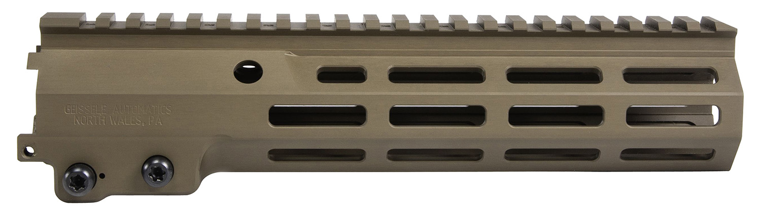 Geissele Automatics 05651S Super Modular Rail MK16 9.50″ M-LOK, Desert Dirt Aluminum for AR Platform, Barrel Nut Included