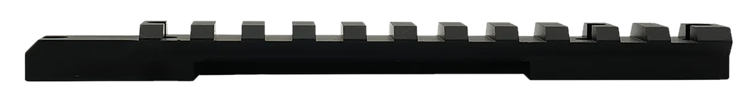 Weatherby J010001 Picatinny Rail Black Aluminum Weatherby Mark V Weaver Mount Magnum 9-Lug Action 20 MOA