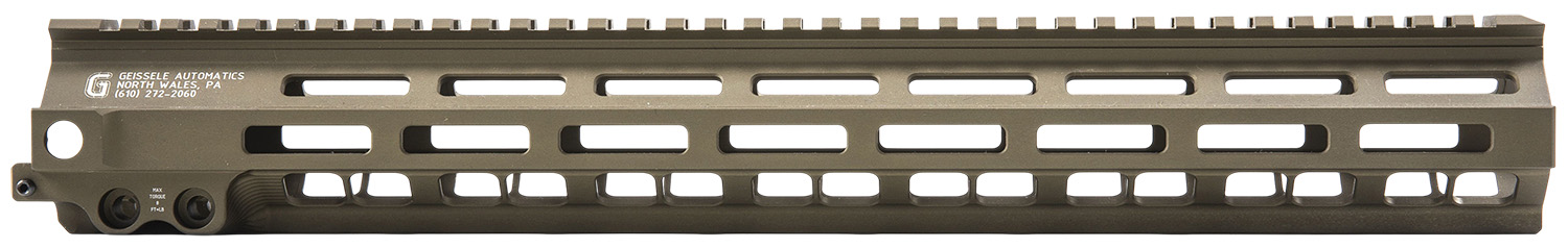 Geissele Automatics 05286S Super Modular Rail MK8 DDC Aluminum 15″ Long