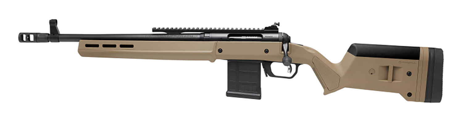 Savage Arms 58202 110 Scout Full Size 450 Bushmaster 5+1 16.50″ Matte Black Threaded Barrel, Picatinny Rail Carbon Steel Receiver, Flat Dark Earth Magpul Hunter Synthetic Stock, Left Hand