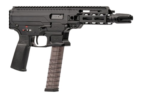 Panzer Arms PAARP9PCCB ARP9 9mm Luger 33+1 6.50″ Black Barrel, Black Aluminum Receiver w/Picatinny Rail, Rear Picatinny Rail, Black Polymer Grip, Ambidextrous