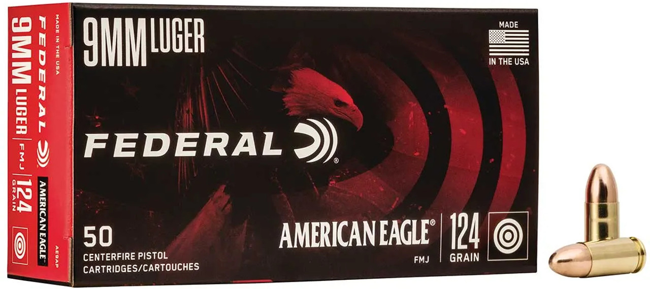 FDR 9MM 124GR AE FMJ 50RD