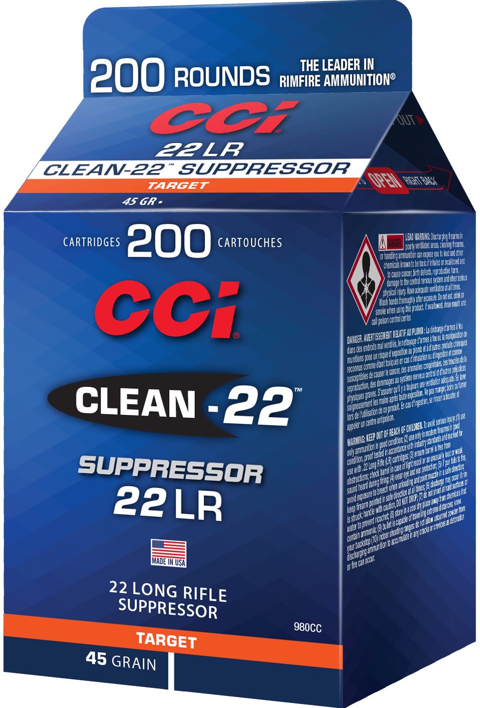 CCI 22LR 45GR C22 SUPP LRN 200