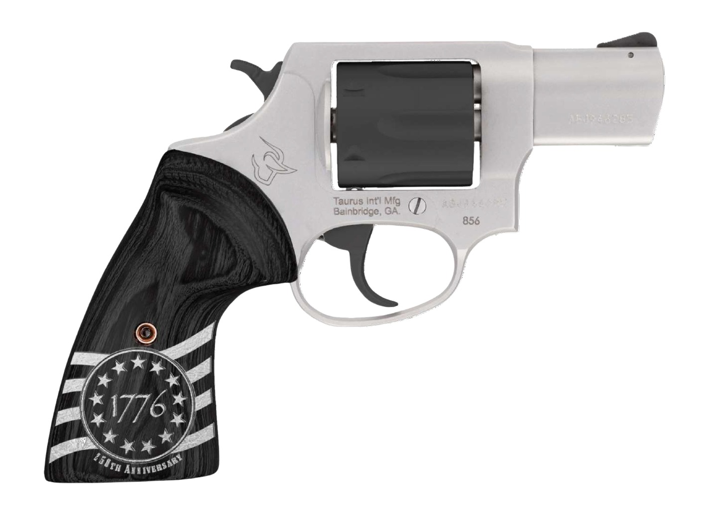 TAURUS 856 38SP SS 1776 3″ 6SHOT FS