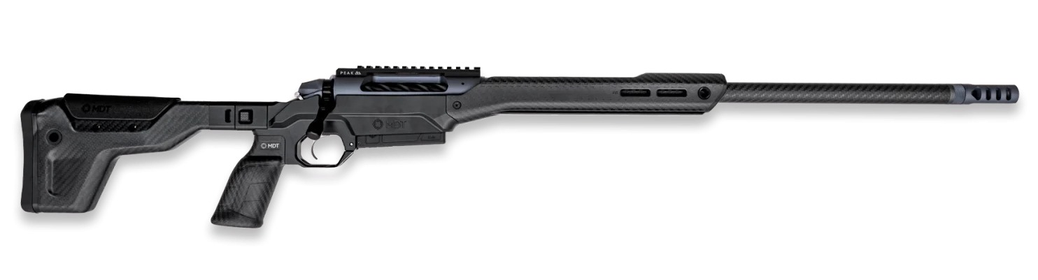 Weatherby 3WAMC22CMR0B 307 Alpine MDT Carbon 22 Creedmoor 3+1 18″ Carbon Fiber Threaded Barrel, Carbon Gray Cerakote Steel Receiver w/Picatinny Rail, Arca Rail Forend, Black HNT26 MDT Chassis Carbon F