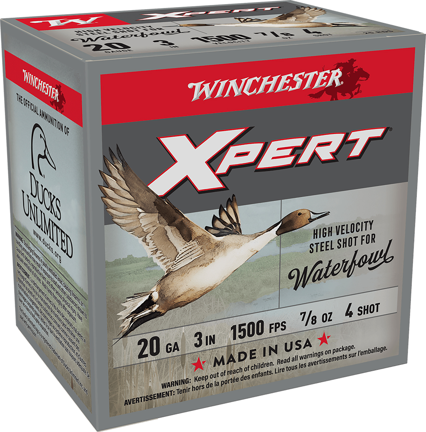Winchester Ammo WEX2034 Super X Xpert High Velocity 20Gauge 3″ 7/8oz 4Shot 25 Per Box/10 Case