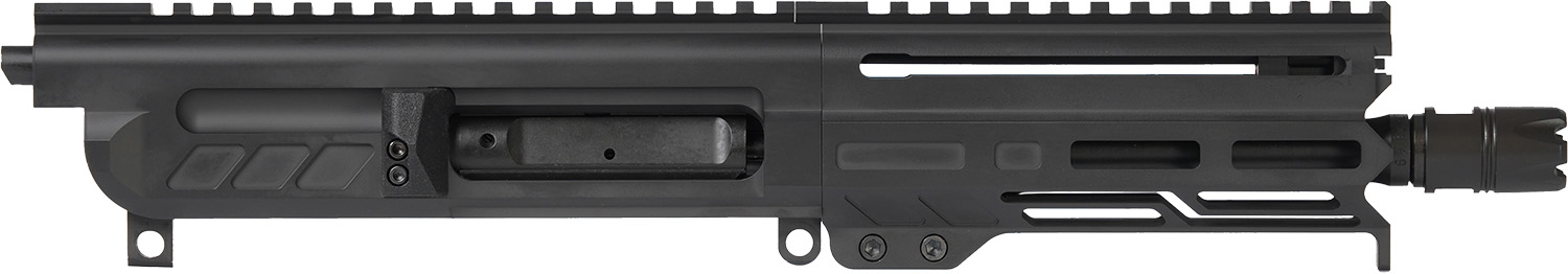 CMMG 57BA8AEAB Dissent MK4 5.7x28mm 6.50″, Left Side Charging Handle, Armor Black, Zeroed Linear Comp, 4.60″ M-LOK Handguard, Picatinny End Plate, Fits AR-Platform