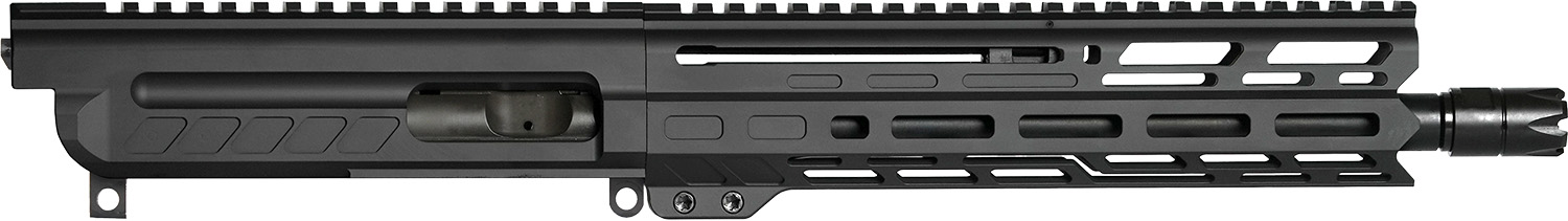 CMMG 99B80E4AB Dissent  9mm Luger 10.50″, Left Side Charging Handle, Armor Black, Zeroed Linear Comp, 9.60″ M-LOK Handguard, Picatinny End Plate, Fits AR-Platform