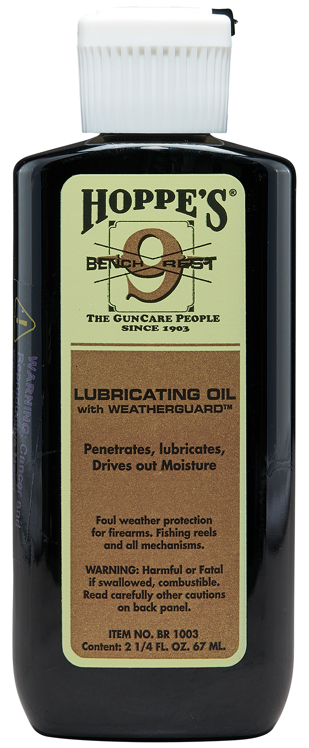 Hoppe’s BR1003 No. 9 Bench Rest Lubricating Oil 2.25 oz. Squeeze Bottle 10 Per Pack