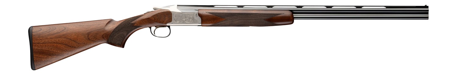 Browning 0183466004 Citori 825 Field Full Size 12 Gauge Break Open 3″ 2rd 28″ Gloss Blued Over/Under Vent Rib Barrel, Silver Nitride Engraved Steel Receiver, Fixed Grade II/III American Walnut Stock