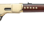 Cimarron CA228G19 1866 Pawnee Carbine 45 Colt 10+1 19″ Blued Steel Barrel, Brass Receiver, Fixed Wood Stock