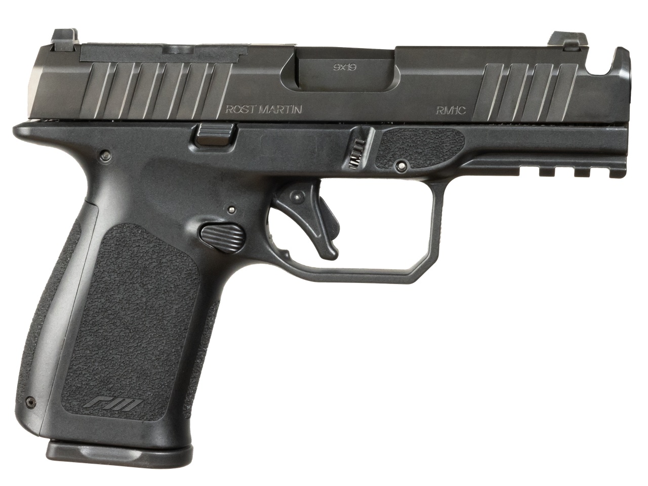 ROST MARTIN RM1C 9MM 15+1 BLK 4″ COMP