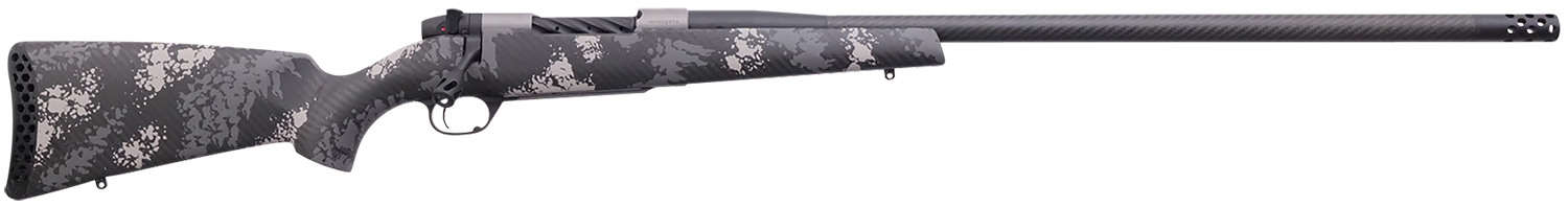 Weatherby MCT20N257WR8B Mark V Backcountry 2.0 Ti 257 Wthby Mag 3+1 Cap 26″ Graphite Black Cerakote Rec/Barrel Black with Gray & White Sponge Accents Peak 44 Blacktooth Stock Right Hand (Full Size)