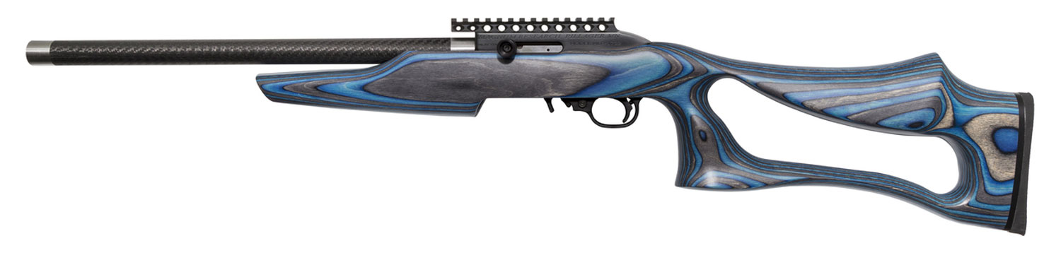 Magnum Research SSEB22G Magnum Lite SwitchBolt Full Size 22 LR 10+1 17″ Black Anodized Carbon Steel/Threaded Barrel, Black w/Integral Scope Base Receiver/ Blue Fixed Thumbhole Stock, Right Hand
