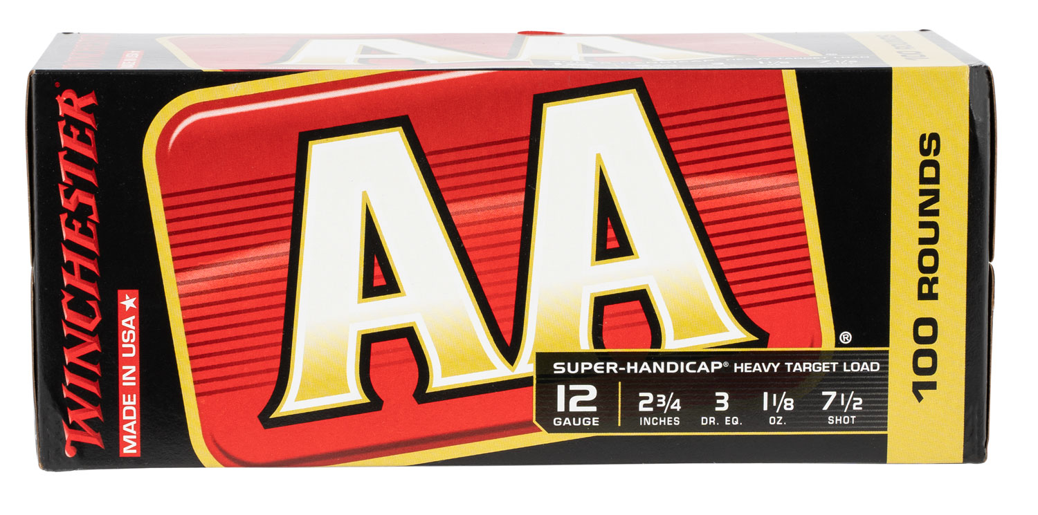 Winchester Ammo AAHA127VP AA Super Handicap Heavy Target 12Gauge 2.75″ 1 1/8oz 7.5Shot 100 Bx/2 Case *Value Pack