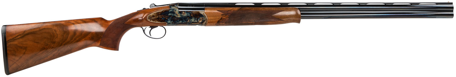 Dickinson OP2028 Plantation 20 Gauge with 28″ Black Barrel, 3″ Chamber, 2rd Capacity, Color Case Hardened Metal Finish & Oil Turkish Walnut Fixed Pistol Grip Stock Right Hand (Full Size)