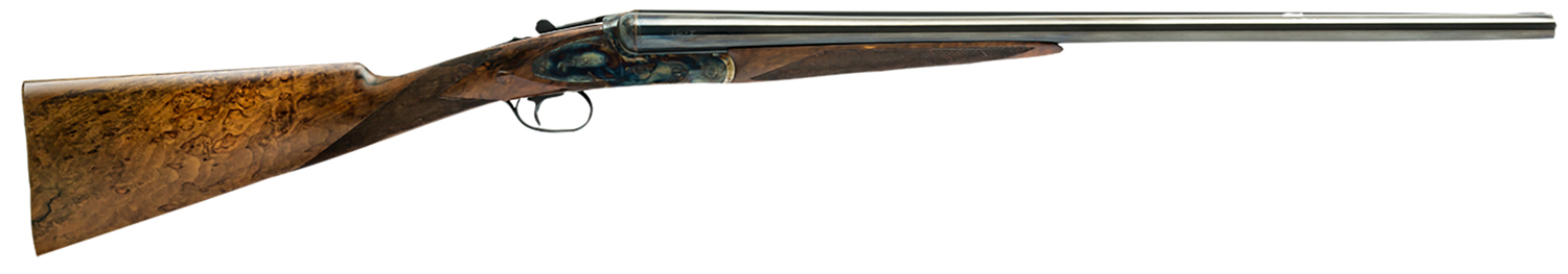 Dickinson 282P SX Plantation 28 Gauge with 28″ Black Barrel, 2.75″ Chamber, 2rd Capacity, Color Case Hardened Metal Finish, Oil Turkish Walnut & Double Trigger Right Hand (Full Size)