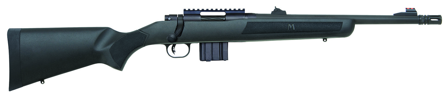 Mossberg 27707 MVP Patrol Full Size 300 Blackout 10+1 16.25″ Matte Blued Threaded Bull Barrel, Matte Blued Stainless Steel Receiver w/Picatinny Rail, Black Fixed Synthetic Stock, Right Hand