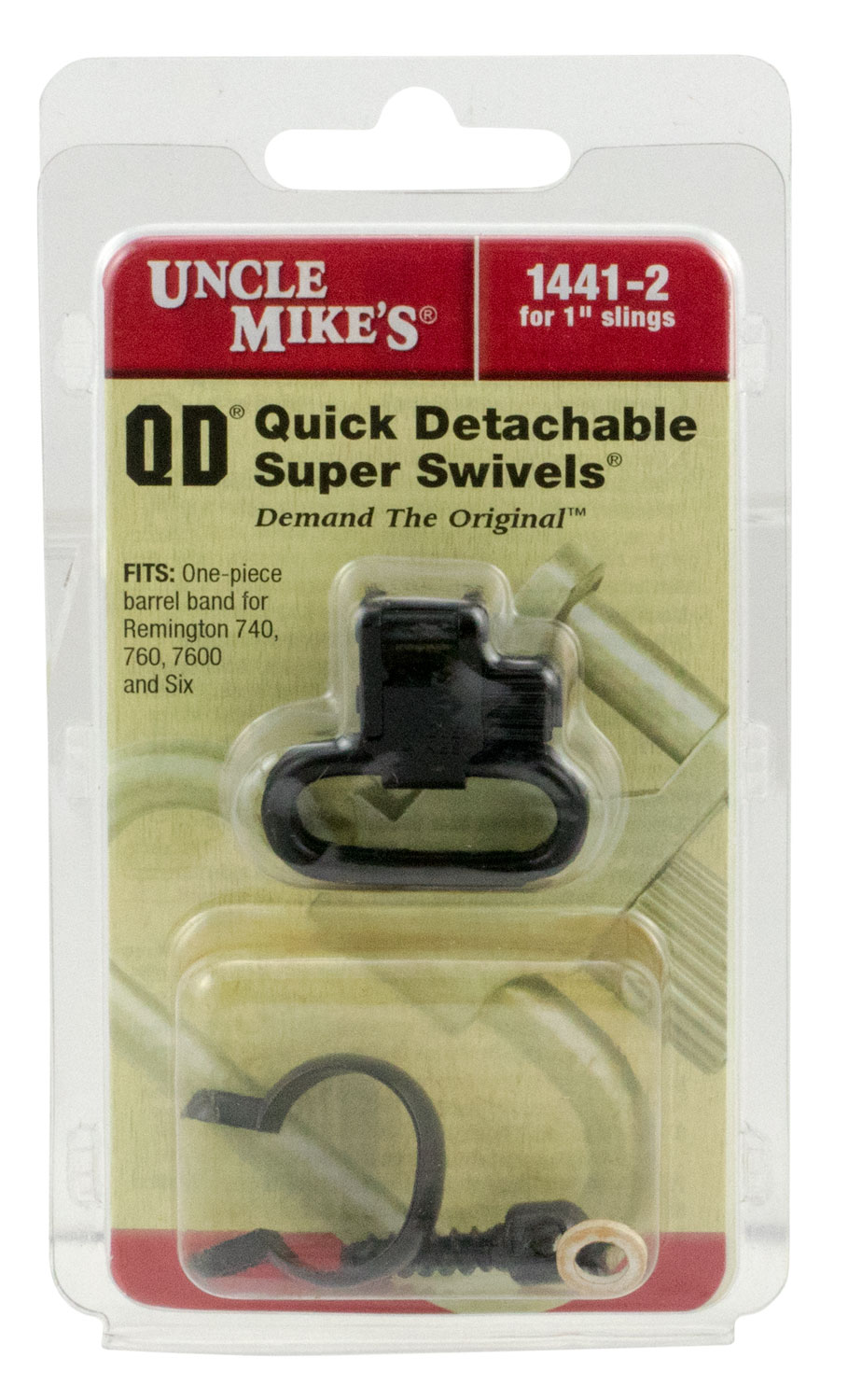 Uncle Mike’s 14412 Super Swivel Quick Detach Blued 1″ Loop for Remington 7600/ 760 (1969-Present)