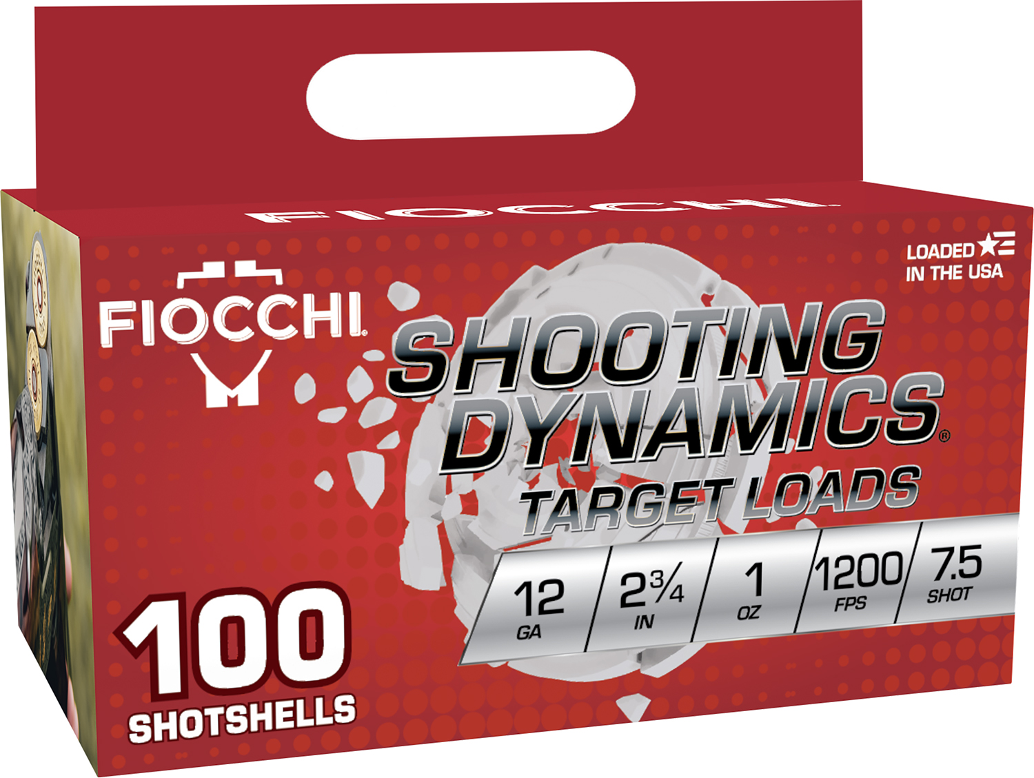 Fiocchi 12SDB17 Shooting Dynamics 12Gauge 2.75″ 1oz 7.5Shot 100 Per Box/2 Case