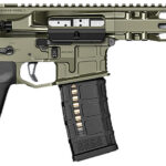 Radian Weapons R0515 Model 1 Pistol 223 Wylde 30+1 10.50″, OD Green Billet Rec/M-Lok Handguard, Smooth Buffer Tube (No Brace), Magpul Grip, Ambi Controls, Dead Air QD Flash Hider, Adj. Triggers