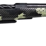 Fierce Firearms ROGSCMX25CM20BF Carbon Mini Rogue XP 25 Creedmoor 3+1 20″ Carbon Fiber Match Grade Barrel, Black DLC Stainless Steel Drilled & Tapped Receiver, Forest Camo Push Button Adj Cheek Piece
