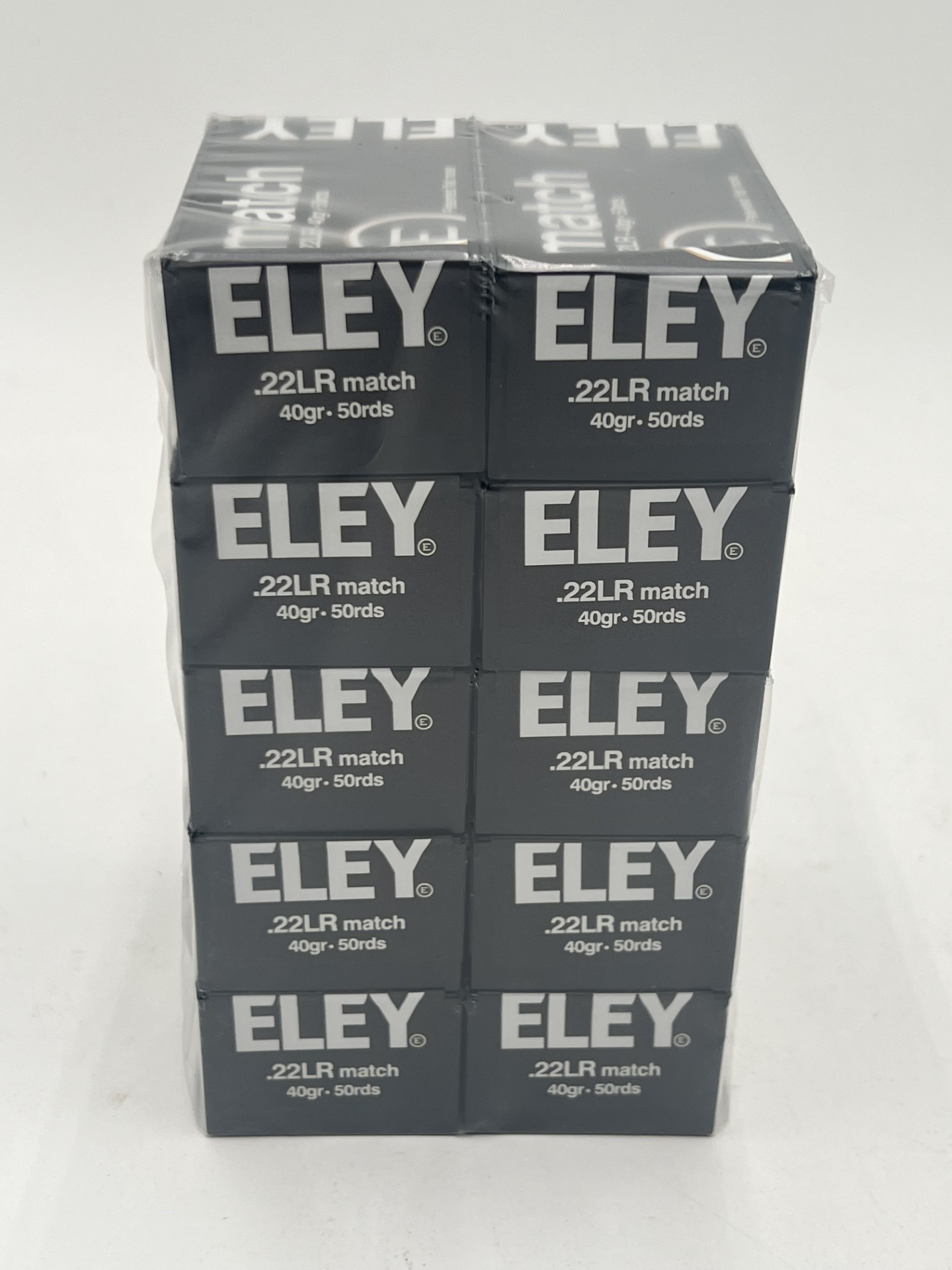 ELEY MATCH 22LR 40GR LRNFP 500rd Brick (50RDx10)  LOT #1025-05174 free shipping over $250
