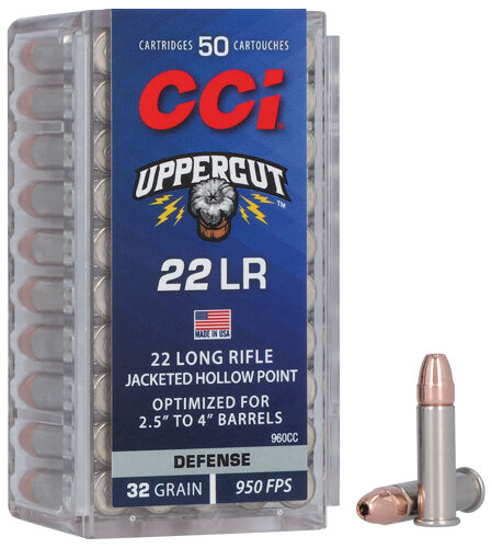 CCI UPPERCUT 22LR 32GR JHP 950FPS 50RD