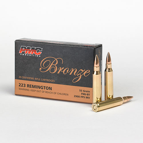 PMC 223 REM 55GR FMJ-BT 20RD