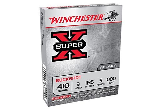 WINCHESTER SUPER-X 410 3″ 000 BUCK 5 PELLET 5RD