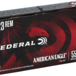 FEDERAL AE 223 REM 55GR FMJ-BT 20RDx25 (500 rounds)