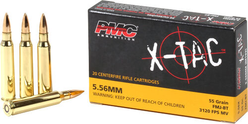 PMC 5.56X45 55GR FMJ-BT 20RDx50boxes (1000rd case)
