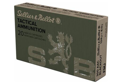 S&B 300 AAC 124GR FMJ 20RD