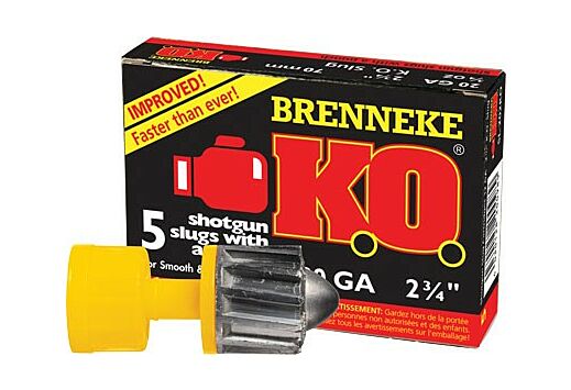BRENNEKE USA KO 20GA 2.75″ 3/4OZ SLUG 5RD