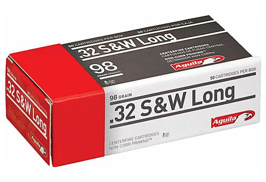 AGUILA 32 S&W LONG 98GR LEAD-RN 50RD