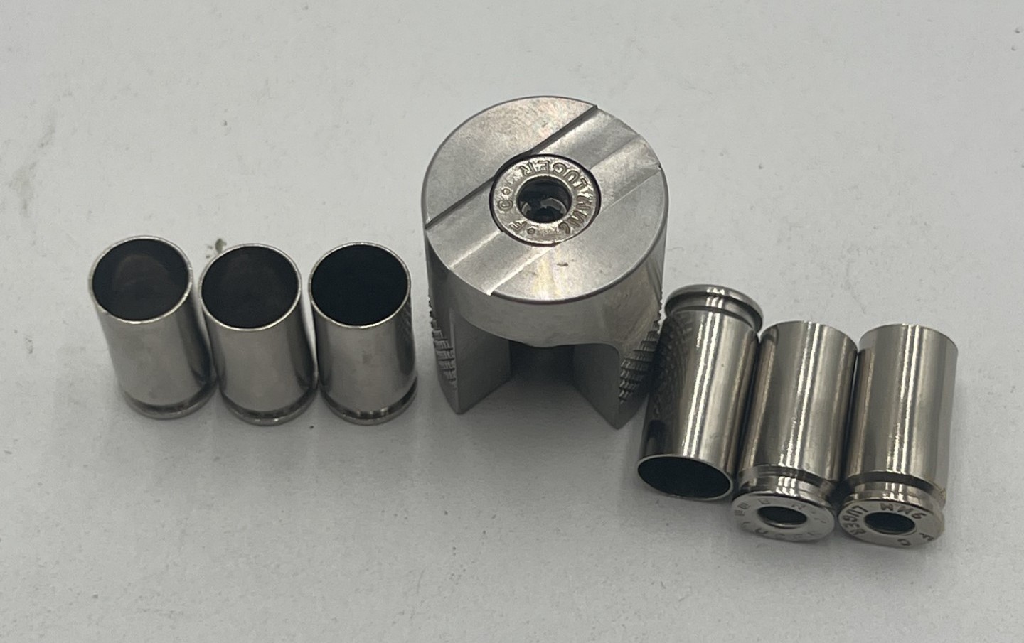 9mm Fully Processed Nickel cases 1000count