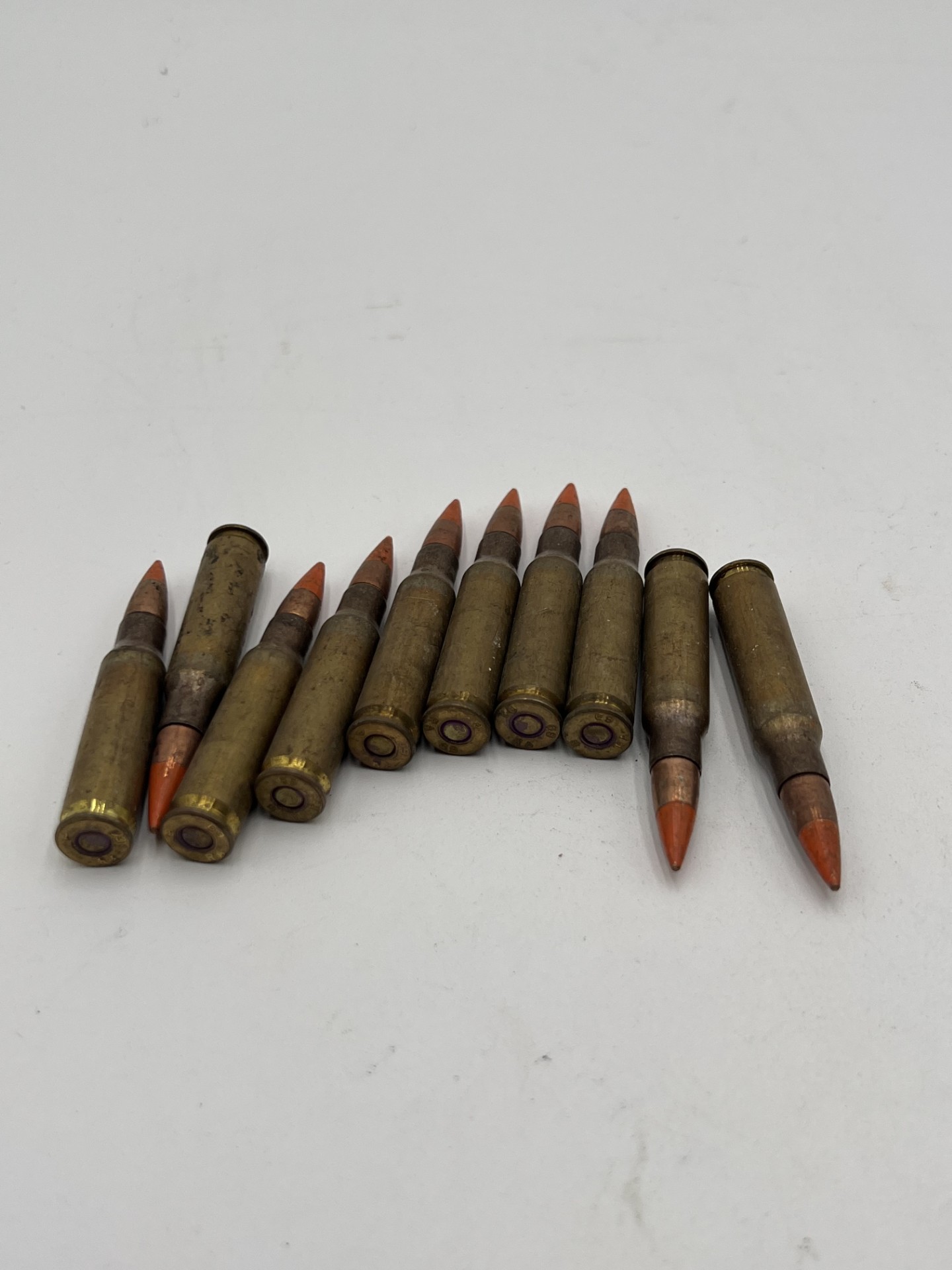 Remington 7.62×51 Orange Tip tracer ammunition 10 pack